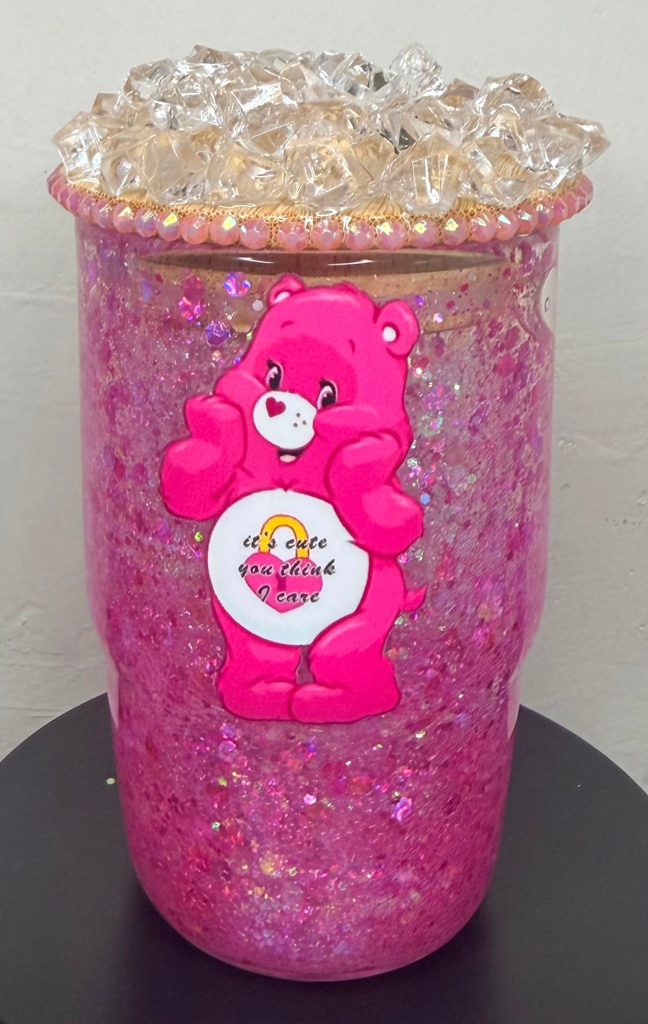 4oz Shot Glass - Its Cute You Think I Care (Pre-Made)