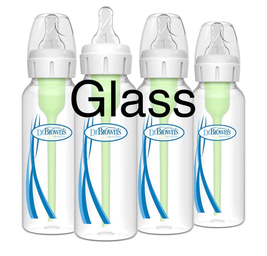 8oz GLASS Nipple Bottle